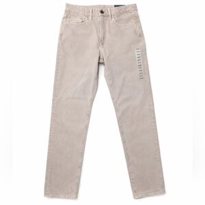 BNWT American Eagle Slim Straight Jeans – Taupe, 28×30 Retail $75